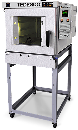 Kit forno elétrico ftt-80E trifásico 220v c/cavalete Tedesco