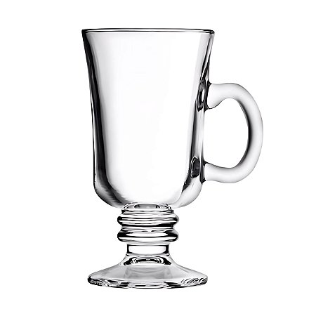 Caneca de Cappuccino Taça de Vidro Real Transparente 240ml