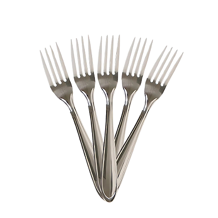 Jogo de Garfo de Mesa Aço Inox 12 Peças