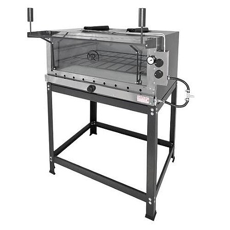 Forno de Pizza Industrial à Gás Refratário 80x60cm