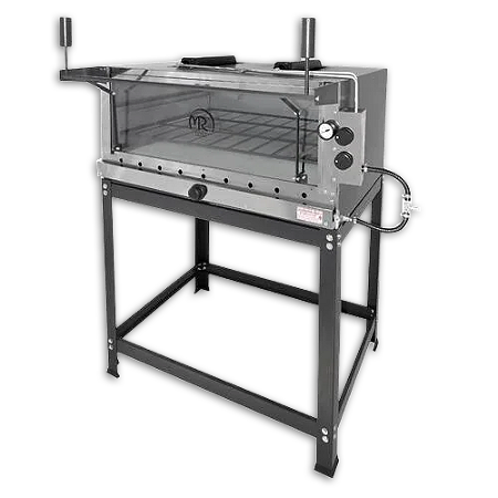 Forno de Pizza Industrial à Gás Refratário 80x60cm