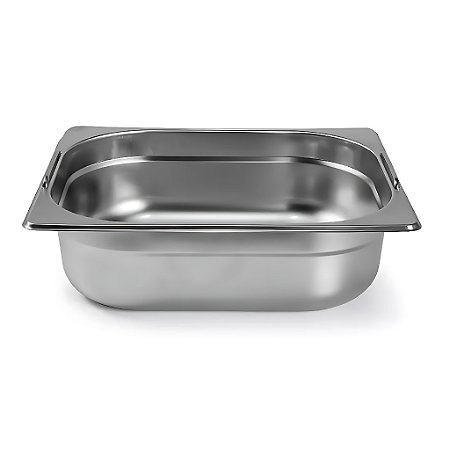 Cuba Gastronômica De Inox Com Alças Gn 1/2 100mm
