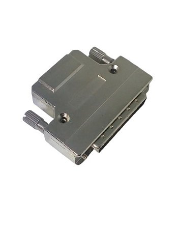 Conector Scsi 2 50vias Macho Com Capa Metálica
