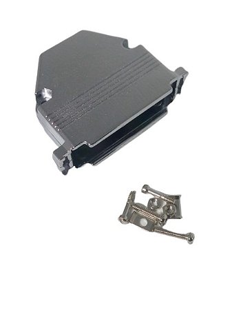 Capa metálica  p/ DB 50 vias - saída 180º kit curto