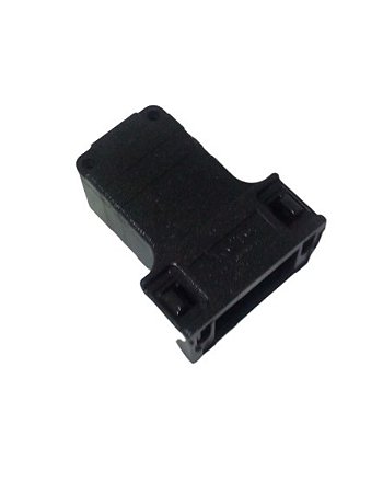 Capa plástica  p/ DB 09 vias - saida 180º kit curto