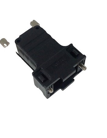 Capa plástica  p/ DB 09 vias - saida 180º kit longo