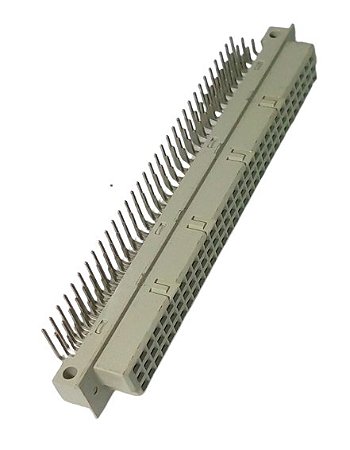 DIN 96 pinos Fêmea 90°