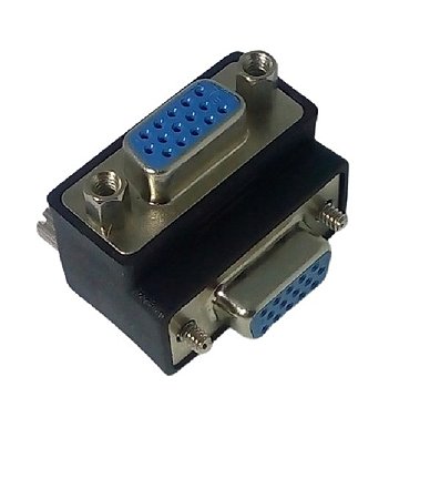 Adaptador 15v 90º femea