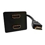 cabo Y monitor HDMI macho x 02 vias HDMI femea