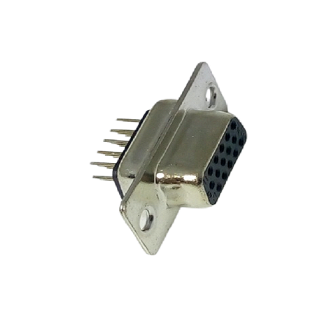 1600 Unidades - Conector DB alta densidade  para placa  15 pinos femea em corpo de 09