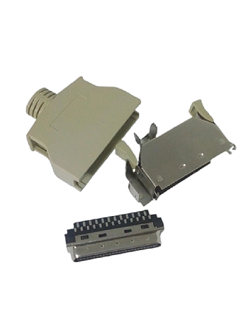 Conector mini DB 50 v com capa plastica