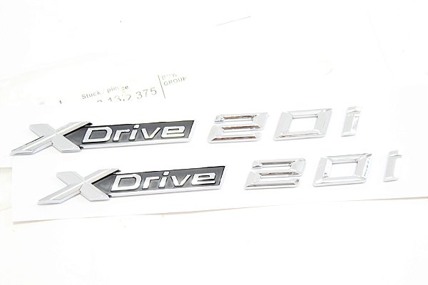 Par Emblemas BMW Xdrive 20i Original