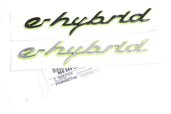 Emblema Porsche Cayenne Panamera Taycan E-hybrid