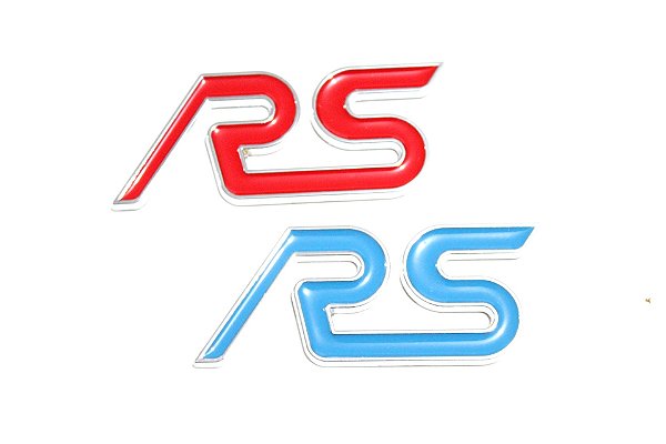 Emblema Rs Tras Ford Fiesta Focus Ka Edge Ecosport Fusion