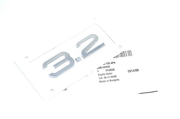 Emblema Audi 3.2 Traseiro Original
