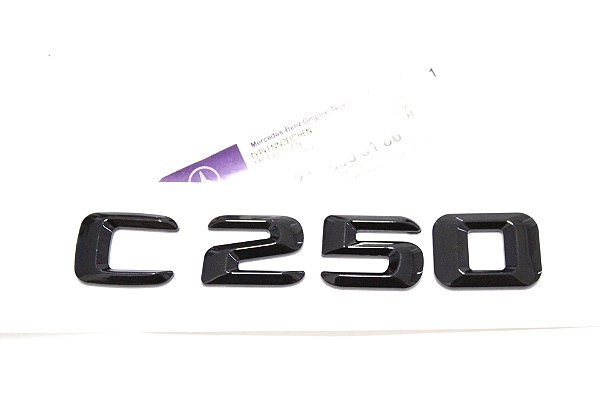 Emblema Mercedes Benz Original C250 Preto Original