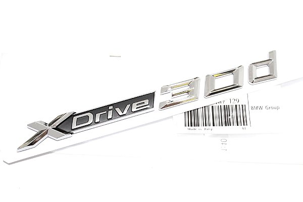 Emblemas Laterais Bmw Xdrive 30d X1 X3 X4 X5 X6 Cromado