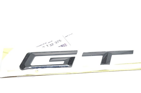 Emblema Traseiro BMW GT Preto