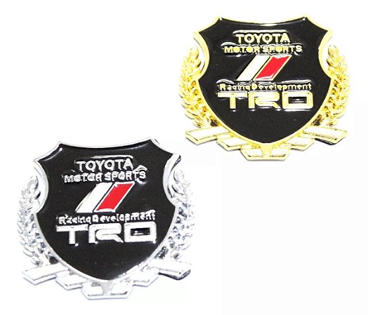 Emblema Toyota Trd Motors Corolla Rav4 Etios Camry Hilux Yares