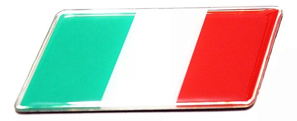Emblema Bandeira Italia Fiat 500 Uno Fastback Pulse Argo Punto