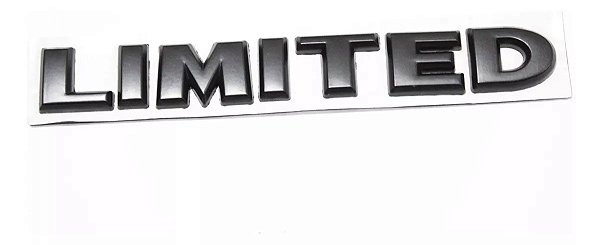 Emblema Limited Jeep Renegade Compass Cherokee Original Preto