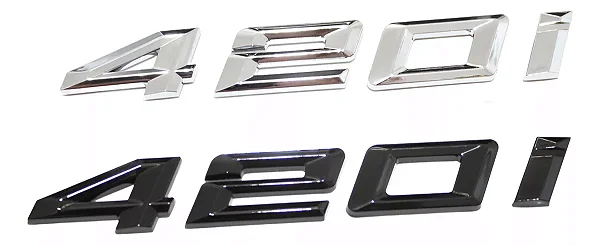 Emblema Tampa Traseira Bmw 420i Porta Malas Motorsport Original