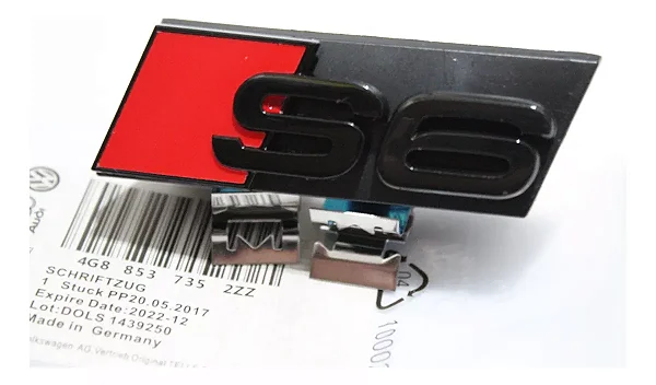 Emblema Da Grade Audi A6 S6 Sedan Avant Preto