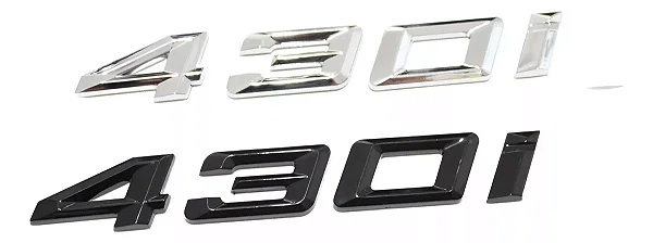 Emblema Tampa Traseira Bmw 430i Porta Malas Motorsport Original