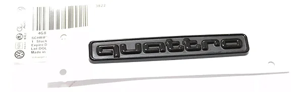 Emblema Audi Quattro Original Tts Q3 Q5 Q7 A1 A3 A4 A5 S3 S4