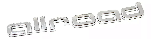 Emblema Adesivo Traseiro Audi A4 A6 Allroad Cromado