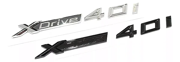 Emblemas Traseiro Lateral Bmw Xdrive 40i X5 X6 X7 Original