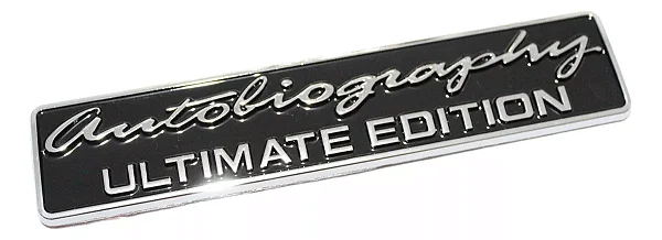 Emblema Autobiography Land Range Rover Evoque Discovery Vogue
