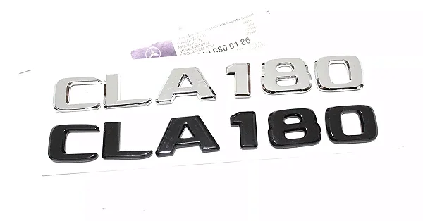 Emblema Cla180 A180 C180 Mercedes Benz Original Cromado Pret