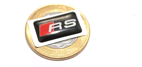 Mini Emblema Audi Rs3 Rs4 Rs5 Rs6 Rs7 A3 A5 A4 Ttrs Quattro