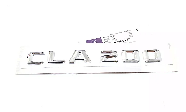Emblema Mercedes Benz Original Cla200 A200 C200 Cromado