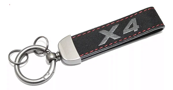 Chaveiro Camurça Bmw X4 Preto Original