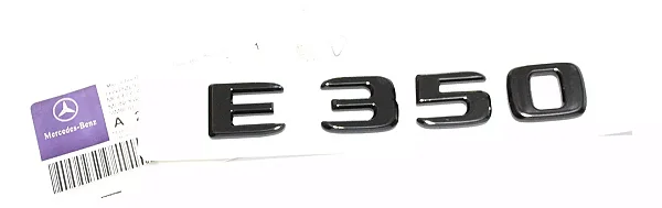 Emblema Mercedes Benz Original E300 E350 Preto