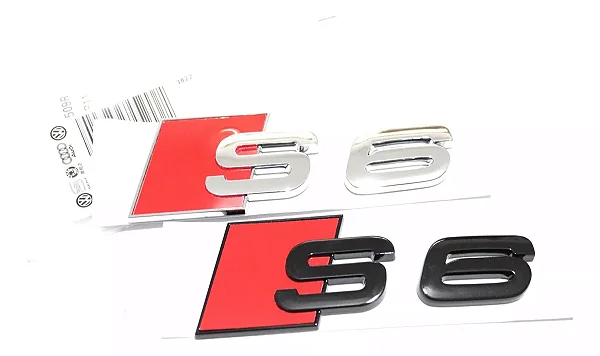 Emblema Audi S6 Tampa Traseira Avant Sedan Original