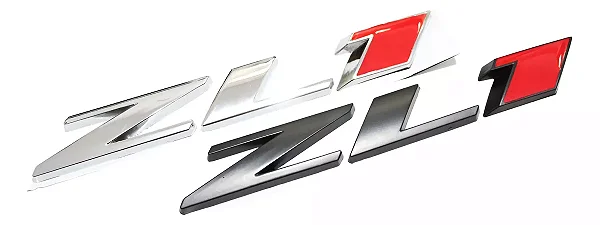 Emblema Chevrolet Zl1 Camaro Original Preto Prata 84046847