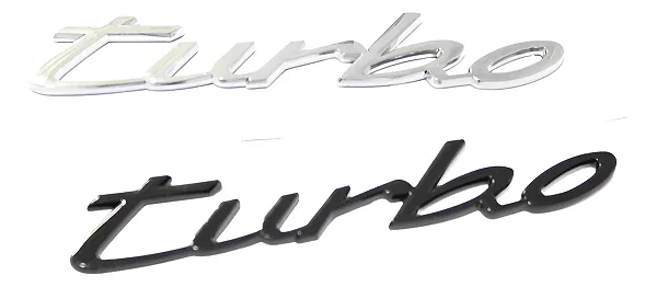 Emblema Traseiro Turbo Porsche 911 Carrera 992 Taycan Panamera