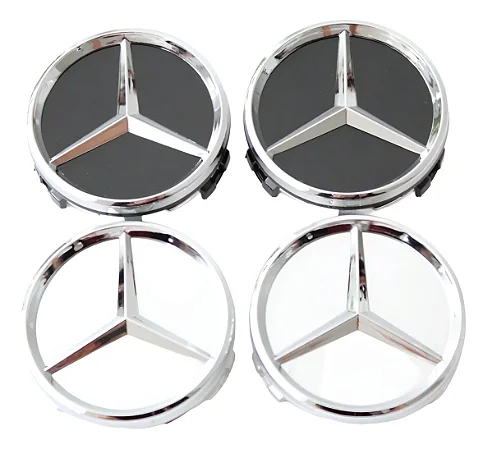 Par Calotas Mercedes Cla250 A200 C180 E300 Glc200 Gla 60mm