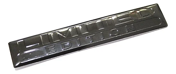 Emblema Limited Edition Preto Brilhante