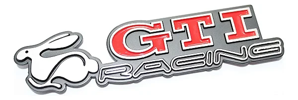 Emblema Volkswagen Gti Gol Golf Mk6 Mk5 Mk7 Rabbit Racing
