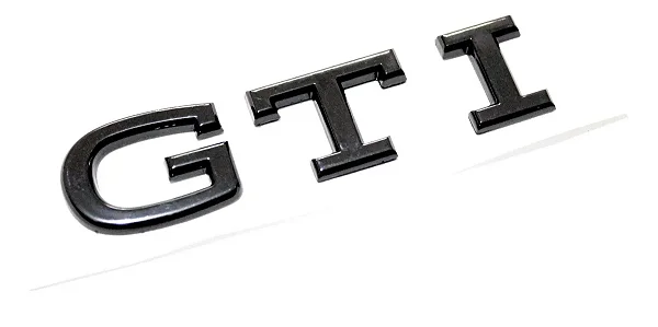 Emblema Volkswagen Gti Golf Mk8 Polo Preto