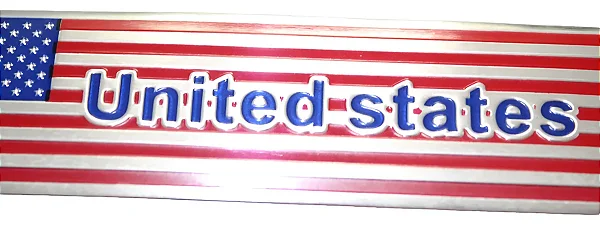 Emblema Usa Bandeira Gm Camaro Ford Corvette Dodge Mustang