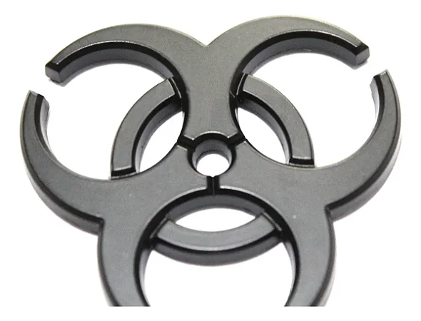 Emblema Biohazard Biológico Traseira Carro Sport Tuning