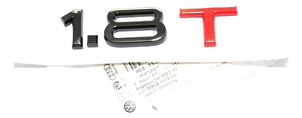 Emblema Audi 1.8t A3 A1 A4 A5 Tampa Traseira Original Preto Adicionar aos favoritos