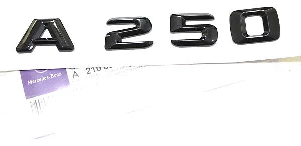 Emblema Mercedes Benz Original A250 A200 A180 A45 Preto