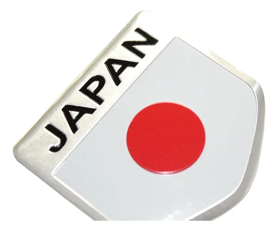 Emblema Bandeira Japão Honda Toyota Nissan Subaru Mitsubishi