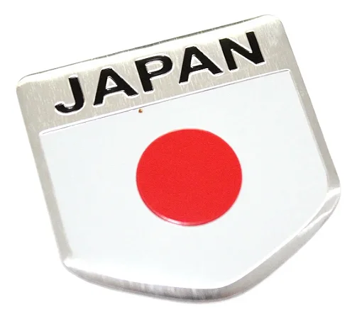 Emblema Bandeira Japão Honda Toyota Nissan Subaru Mitsubishi